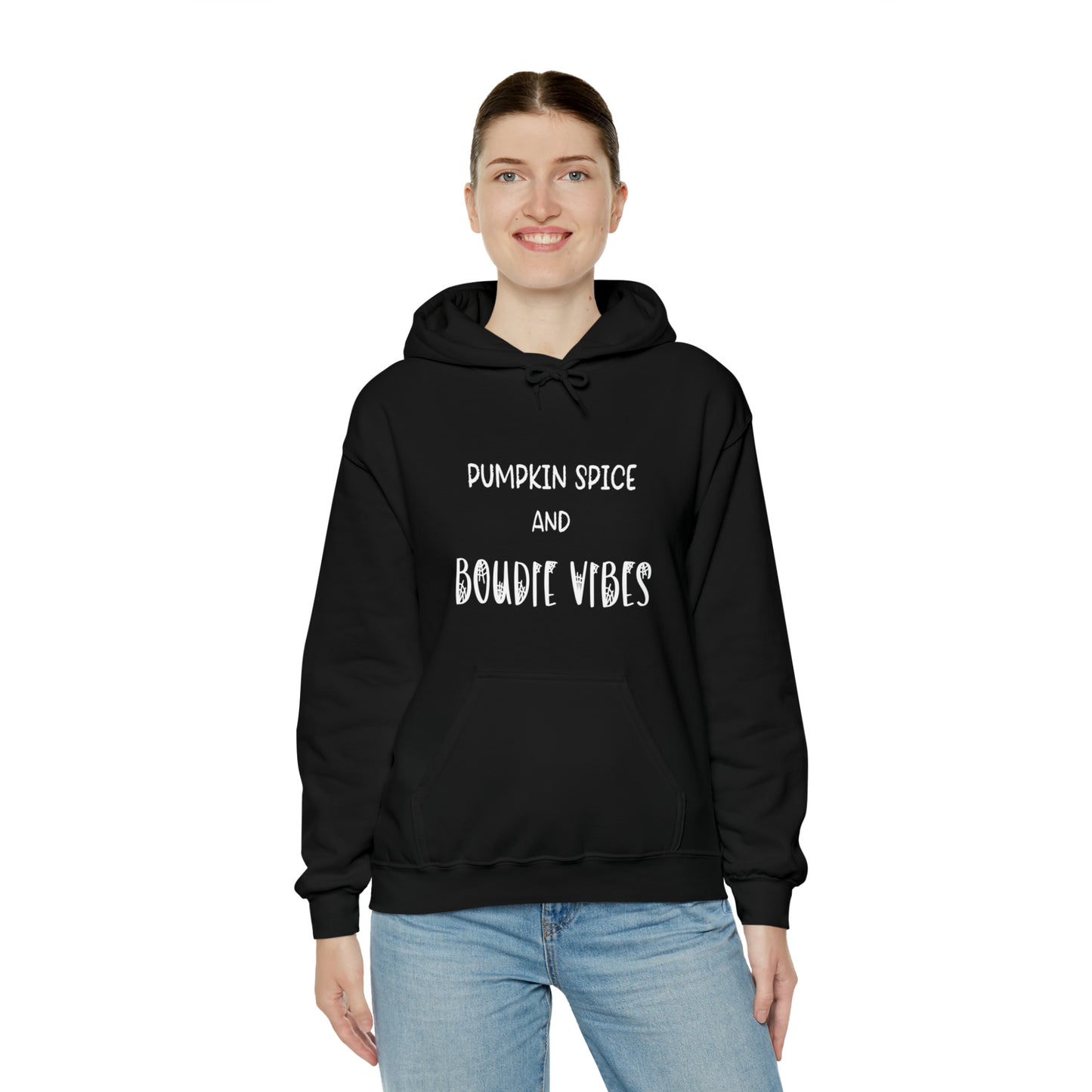 Halloween - Customizable Hooded Sweatshirt ! Be like me! Wear your brand in public!